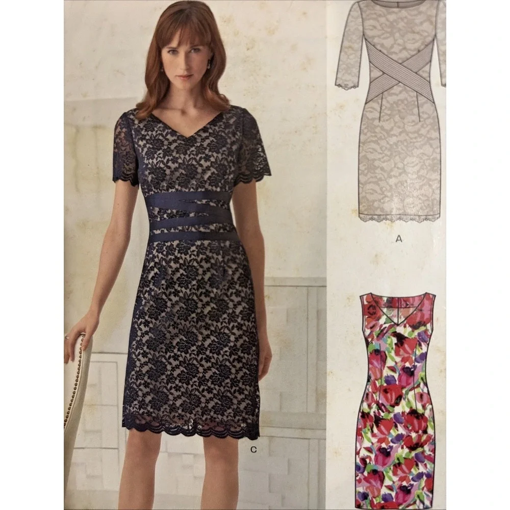 UNCUT 2014 New Look pattern #6261 - Dress, Tank, Long, Short Sleeve - Sz: 8-18